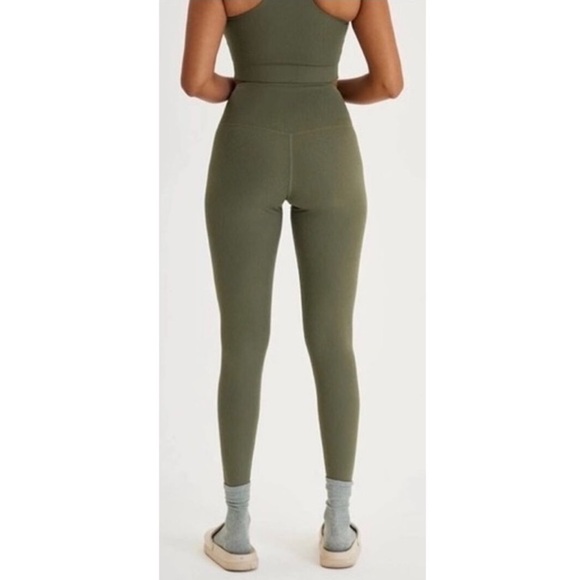 Girlfriend Collective Cypress RIB High-Rise 7/8 Ribbed Leggings Plus Size XXXL - Picture 3 of 15